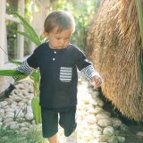 Litoli Long Sleeves T-Shirt Striped Pocket